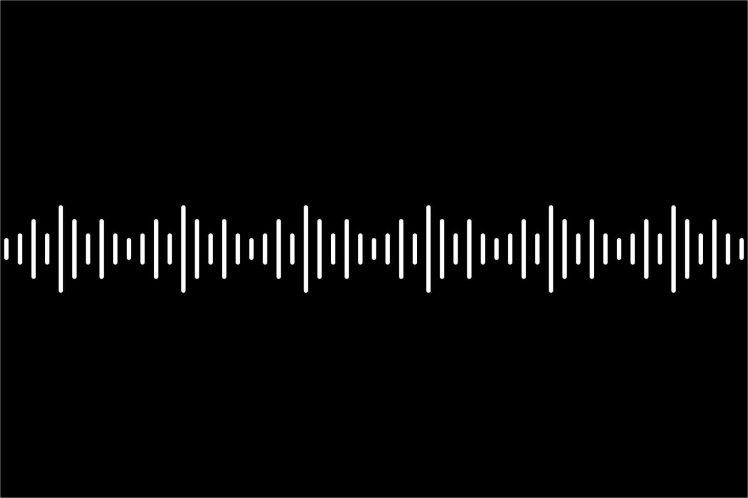 Sound Wave Music Volume Icon Symbol for Logo, Apps, Pictogram, Website or Graphic Design Element. Vector Illustration