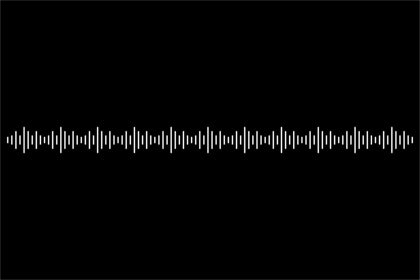 Sound Wave Music Volume Icon Symbol for Logo, Apps, Pictogram, Website or Graphic Design Element. Vector Illustration