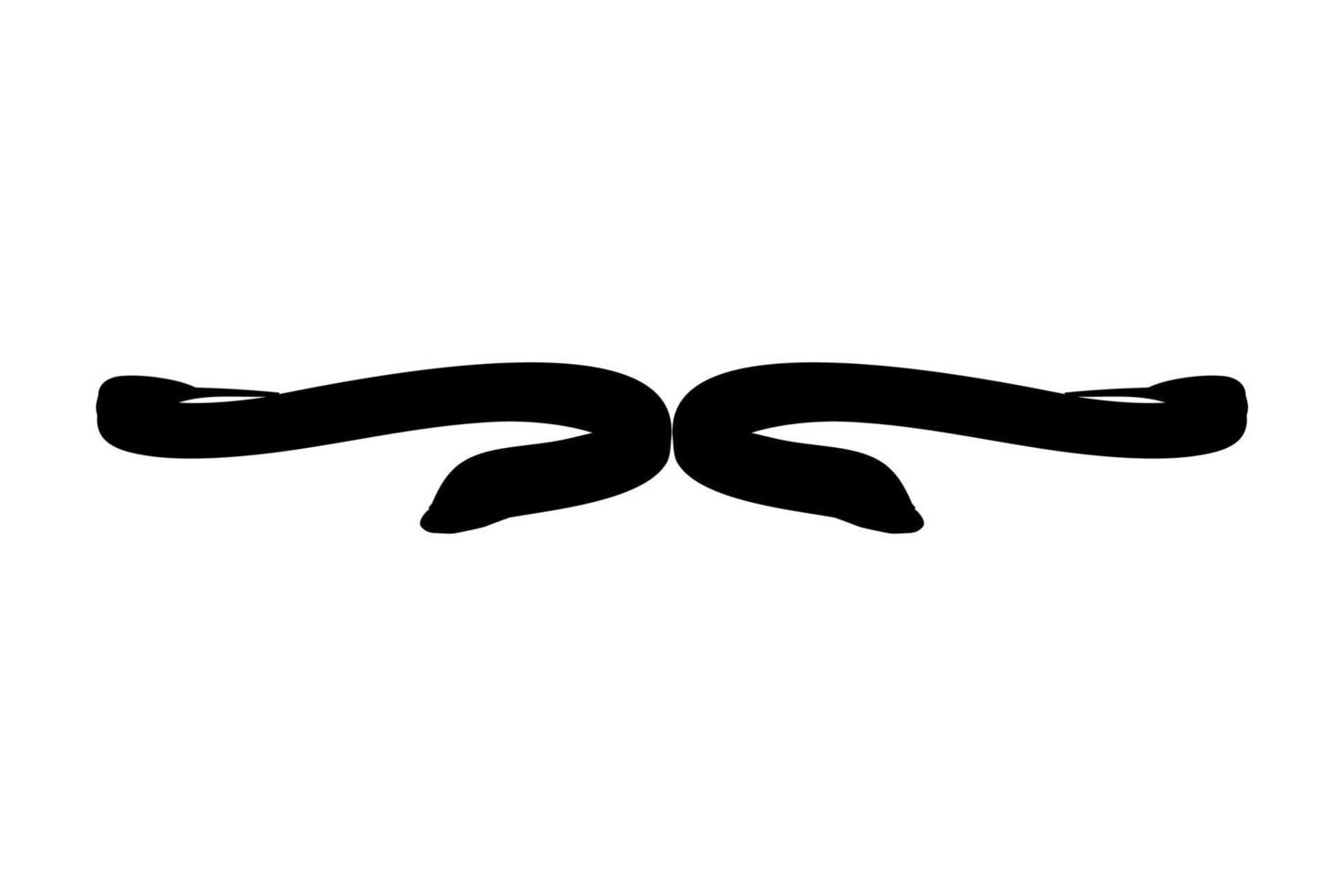 silueta de anguila para logotipo, pictograma, sitio web, aplicaciones o elemento de diseño gráfico. ilustración vectorial vector