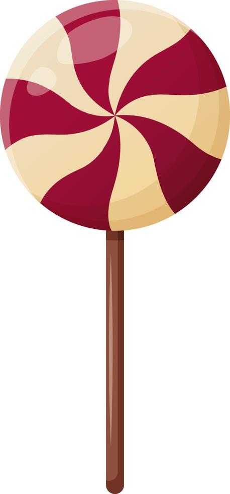 Candy striped in cartoon style for Halloween vector