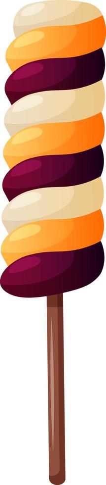 Candy striped for Halloween isolated 2 vector