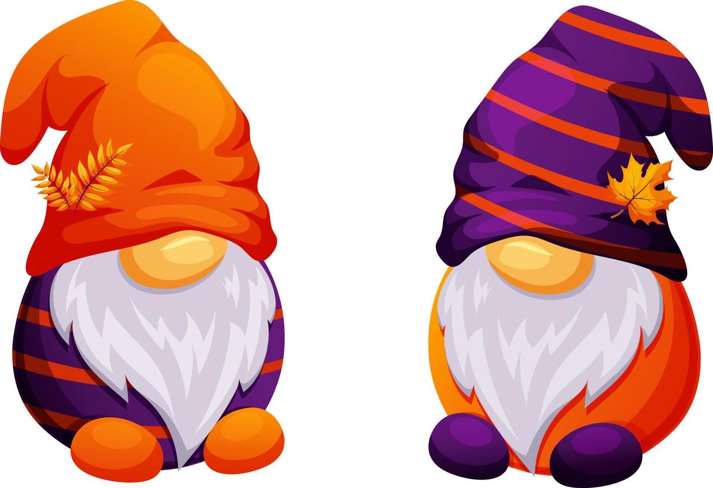 Cute Scandinavian gnome for Halloween vector