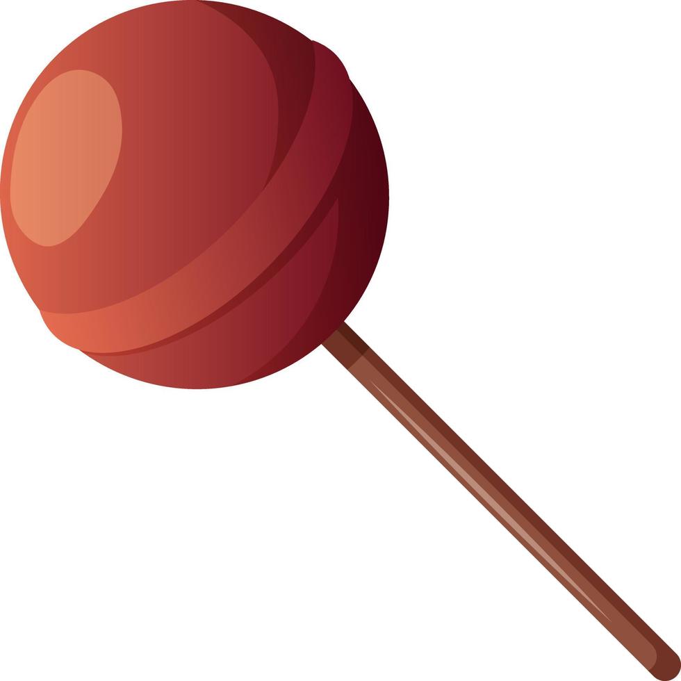 Lollipop for Halloween isolated 2 vector