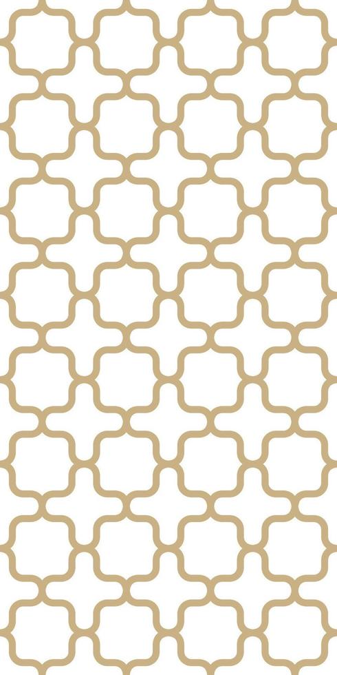 Classic islamic seamless pattern with arabic ornament vector