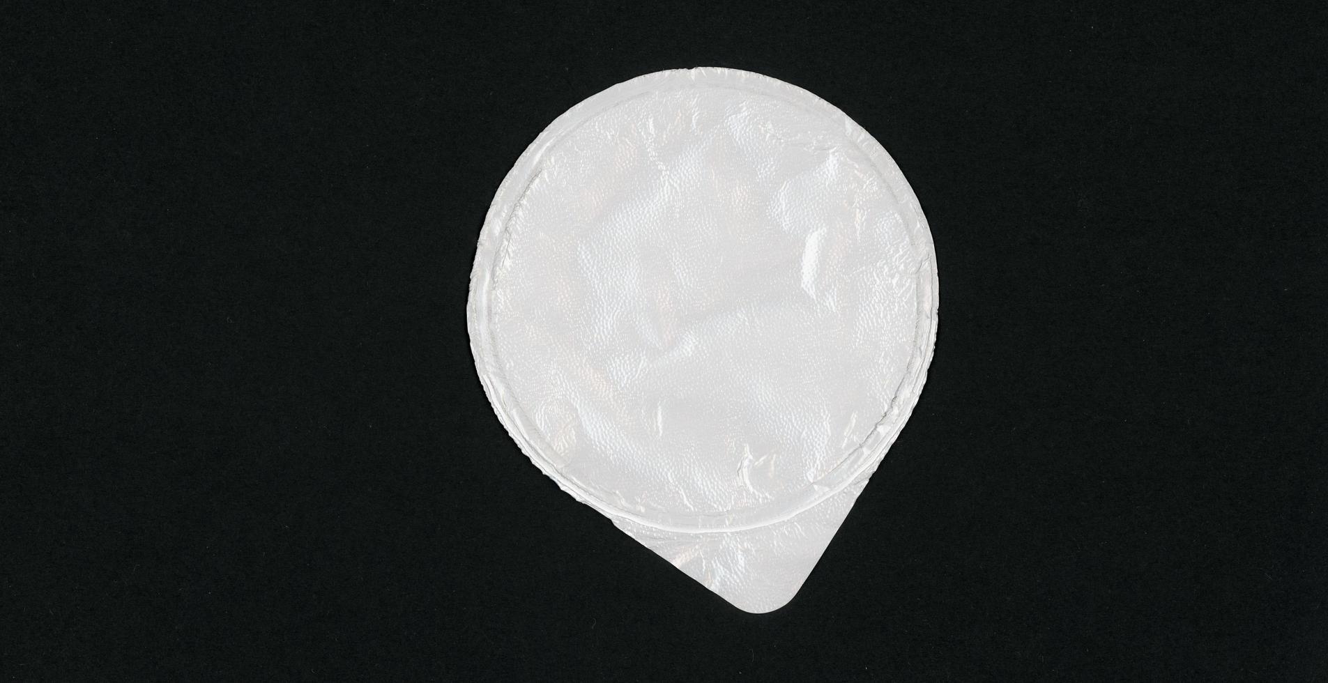 aluminium foil yogurt lid packaging 12155779 Stock Photo at Vecteezy