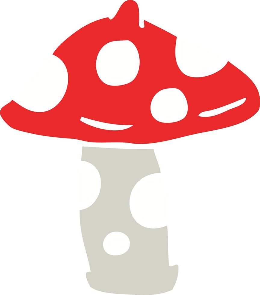 cartoon doodle mushroom vector