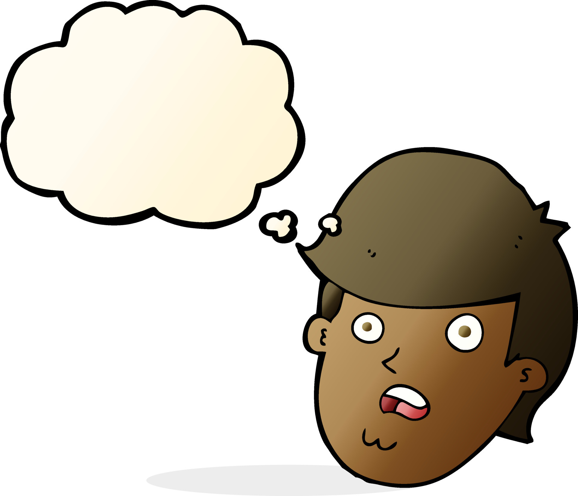 cartoon man with big chin with thought bubble 12156918 Vector Art at Vecteezy cartoon man with big chin with thought bubble 12156918 Vector Art at Vecteezy