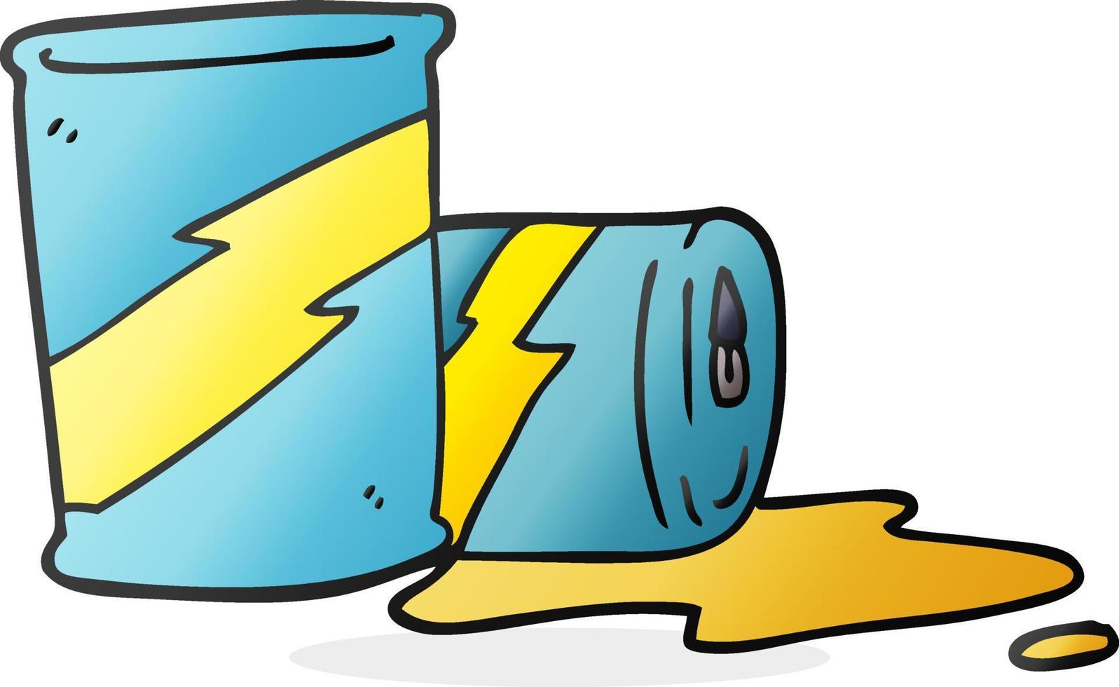 cartoon soda cans vector