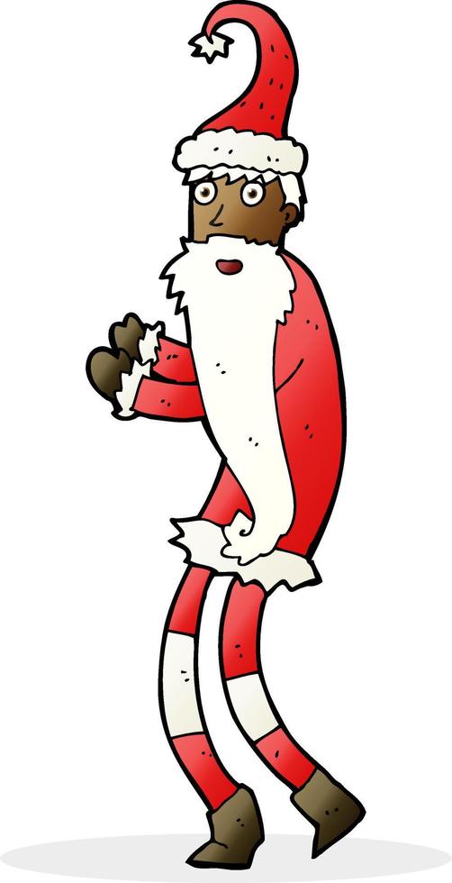 cartoon santa claus vector