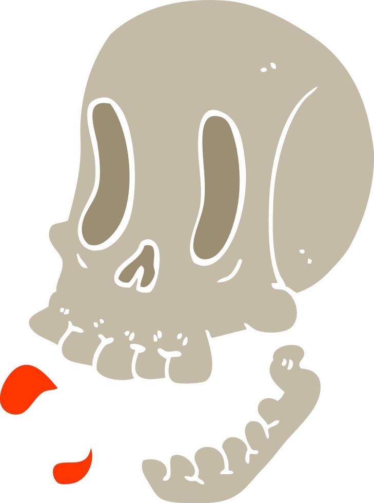 cartoon doodle skull vector