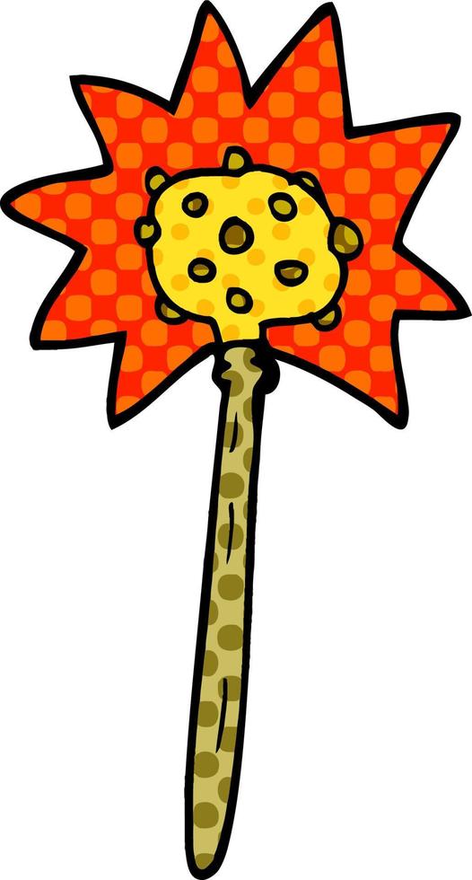 cartoon doodle mallet vector