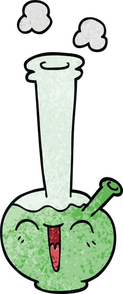 cartoon doodle bong vector