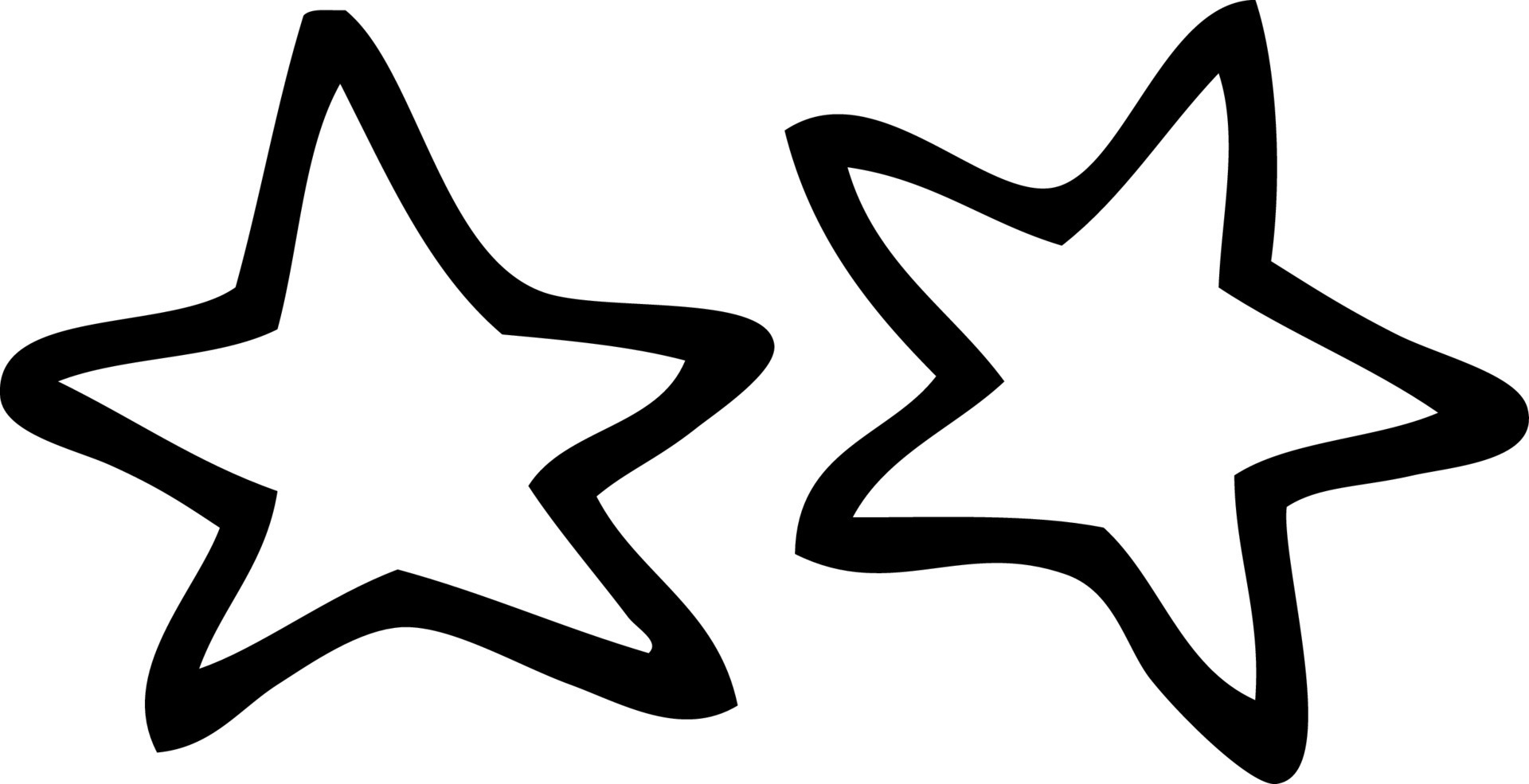 line drawing cartoon stars 12157892 Vector Art at Vecteezy