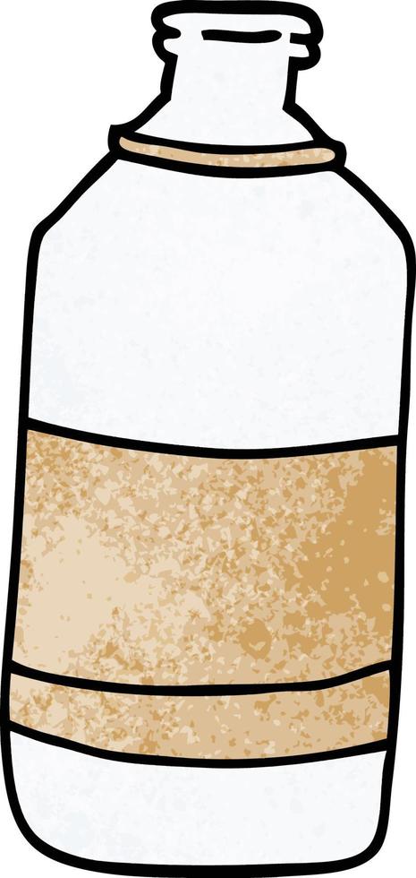 cartoon doodle water bottle vector