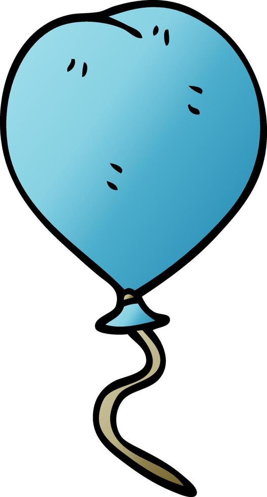 cartoon doodle balloon vector