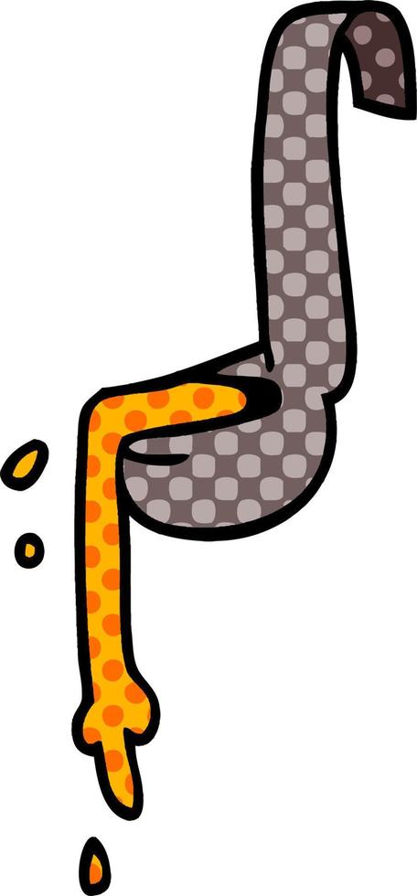 cartoon doodle ladle of food vector