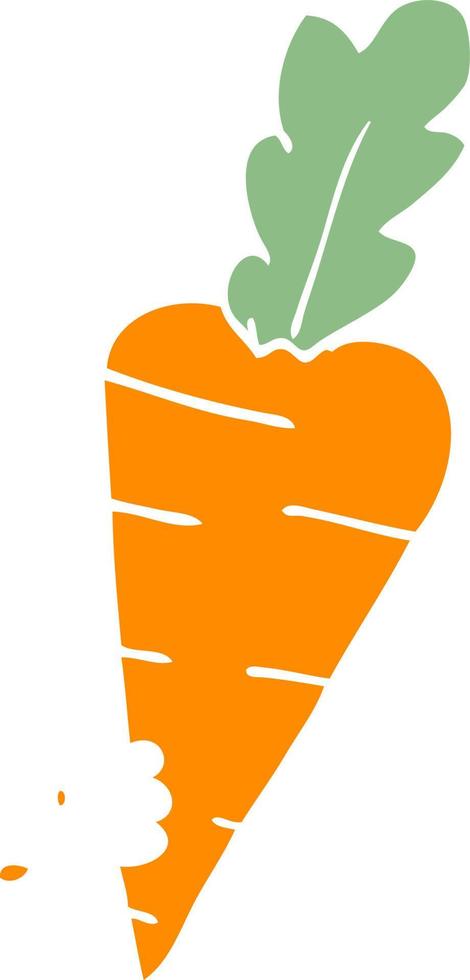 cartoon doodle carrot with bite marks 12158628 Vector Art at Vecteezy