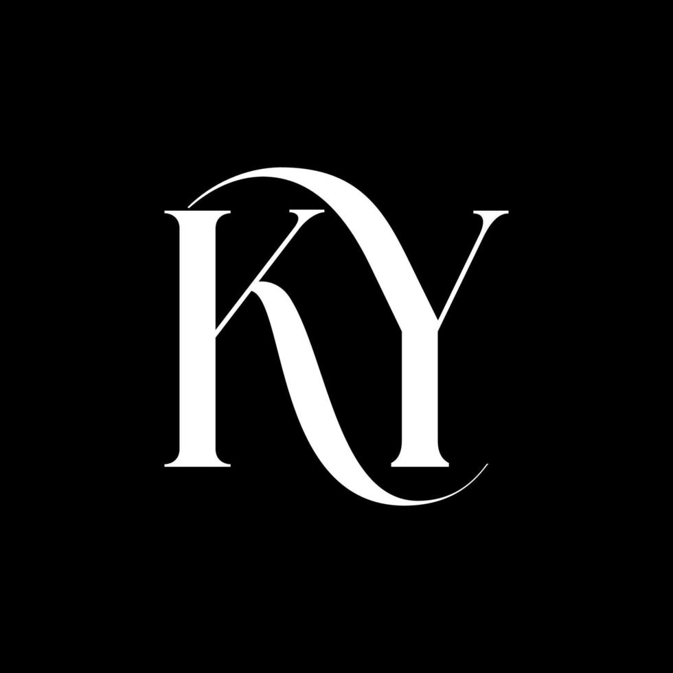 Initial Letter KY Logo Vector Free Vector Template