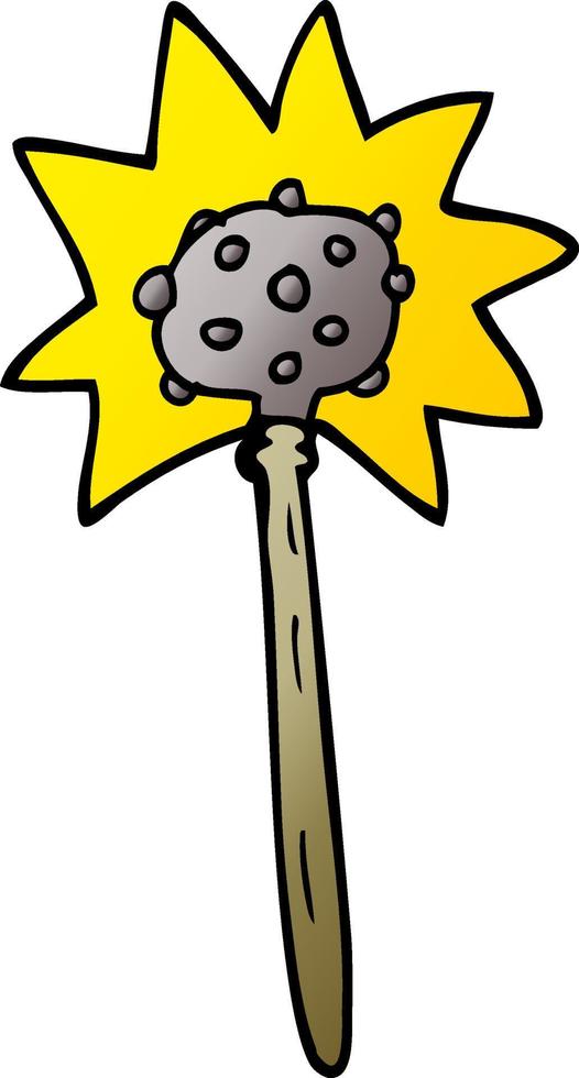 cartoon doodle mallet vector