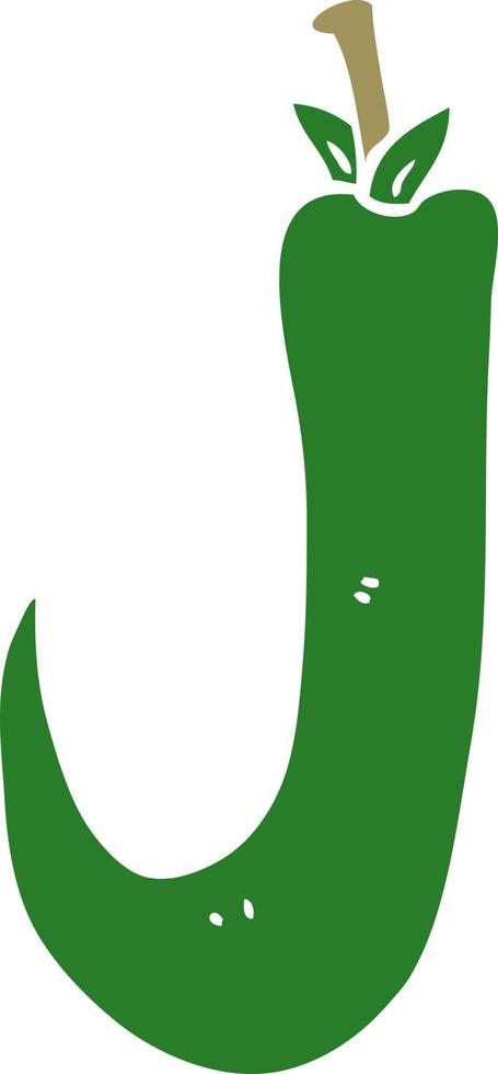 cartoon doodle chilli pepper vector