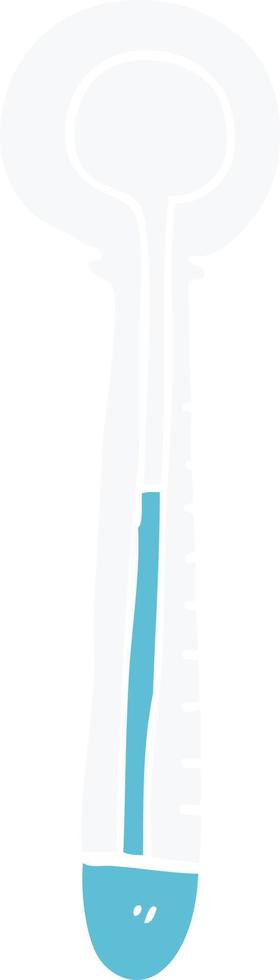 cartoon doodle medical thermometer vector
