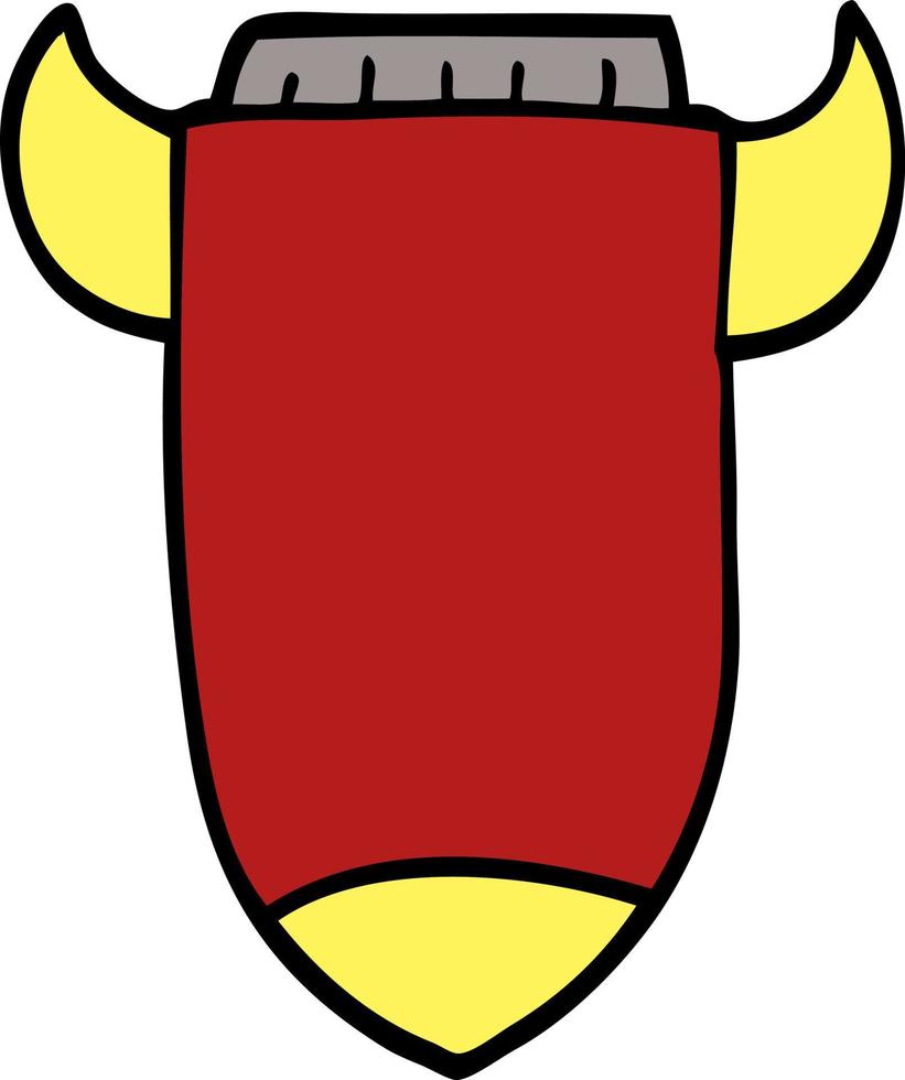 cartoon doodle space rocket vector