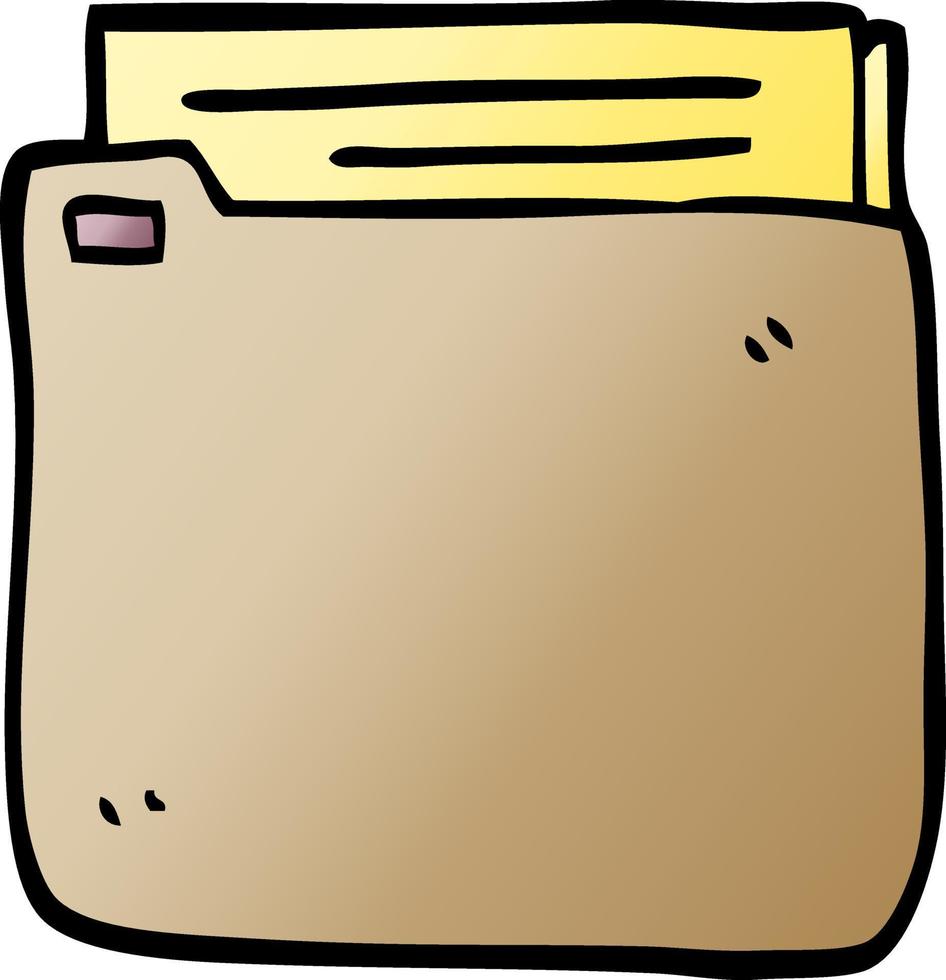 cartoon doodle file vector