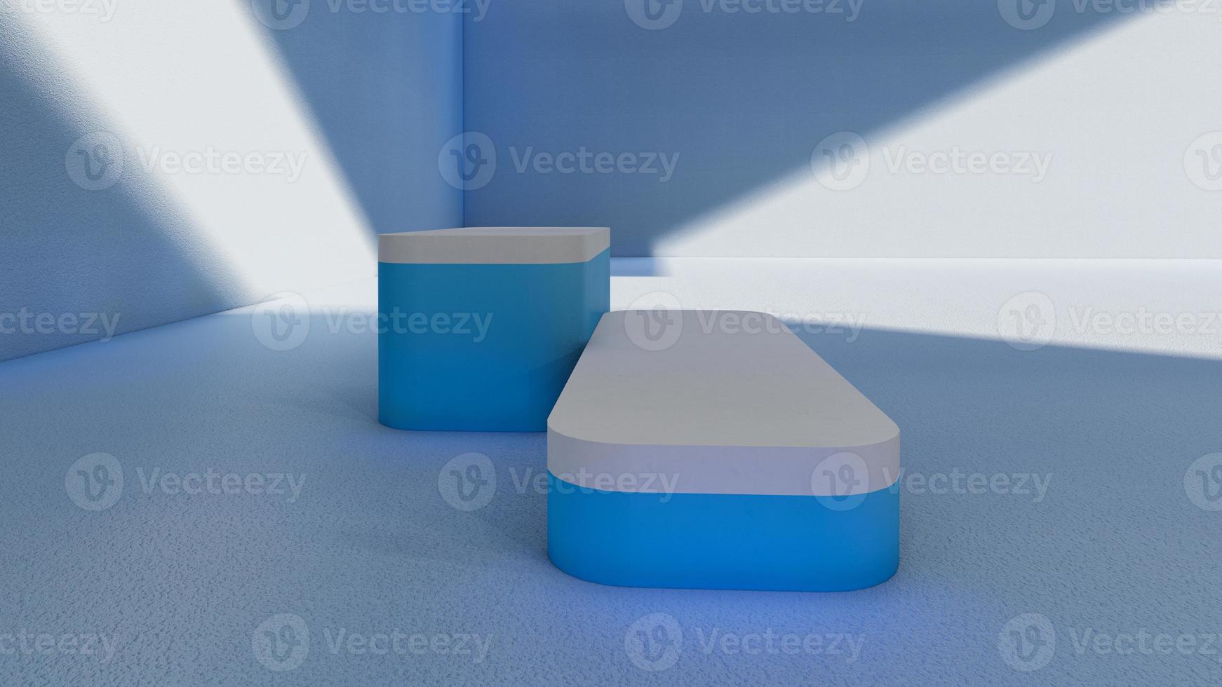 podium, product stand. mock up on a pink background texture background Ideal backdrop for product presentations photo