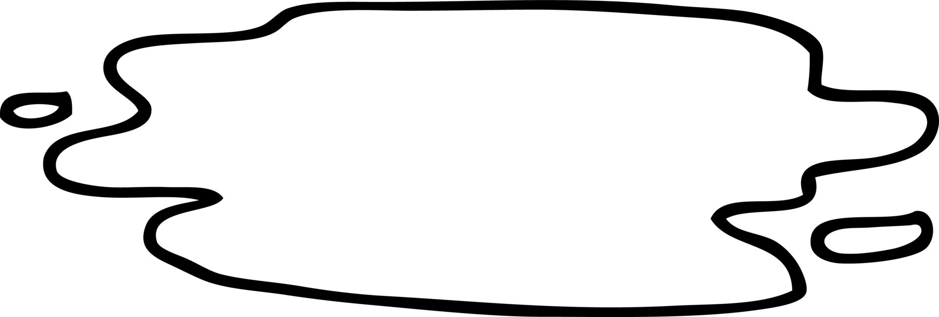 line drawing cartoon wet puddle 12162265 Vector Art at Vecteezy