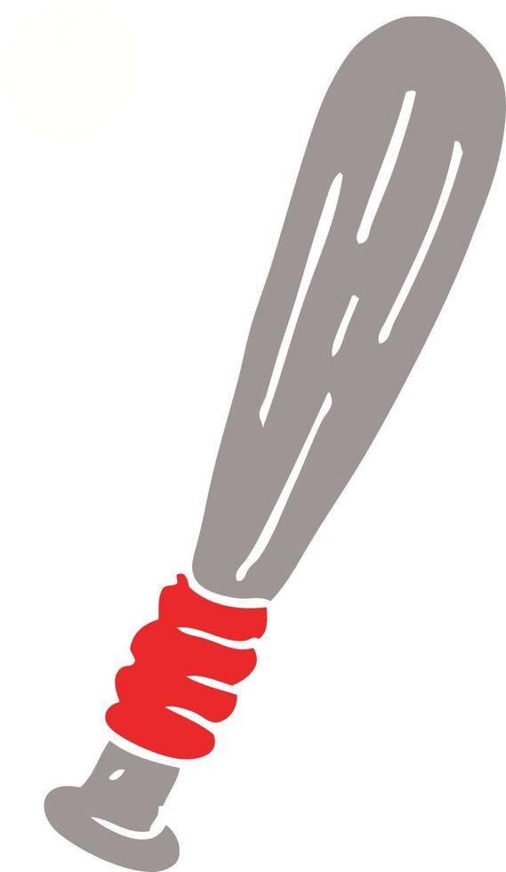 cartoon doodle baseball bat vector