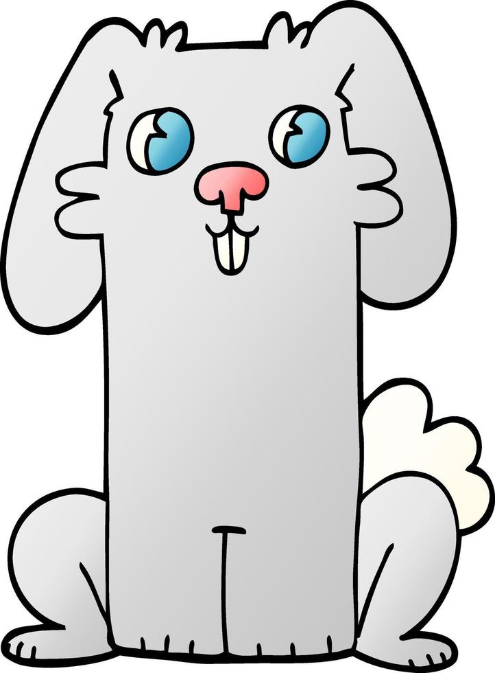 cartoon doodle cute bunny vector