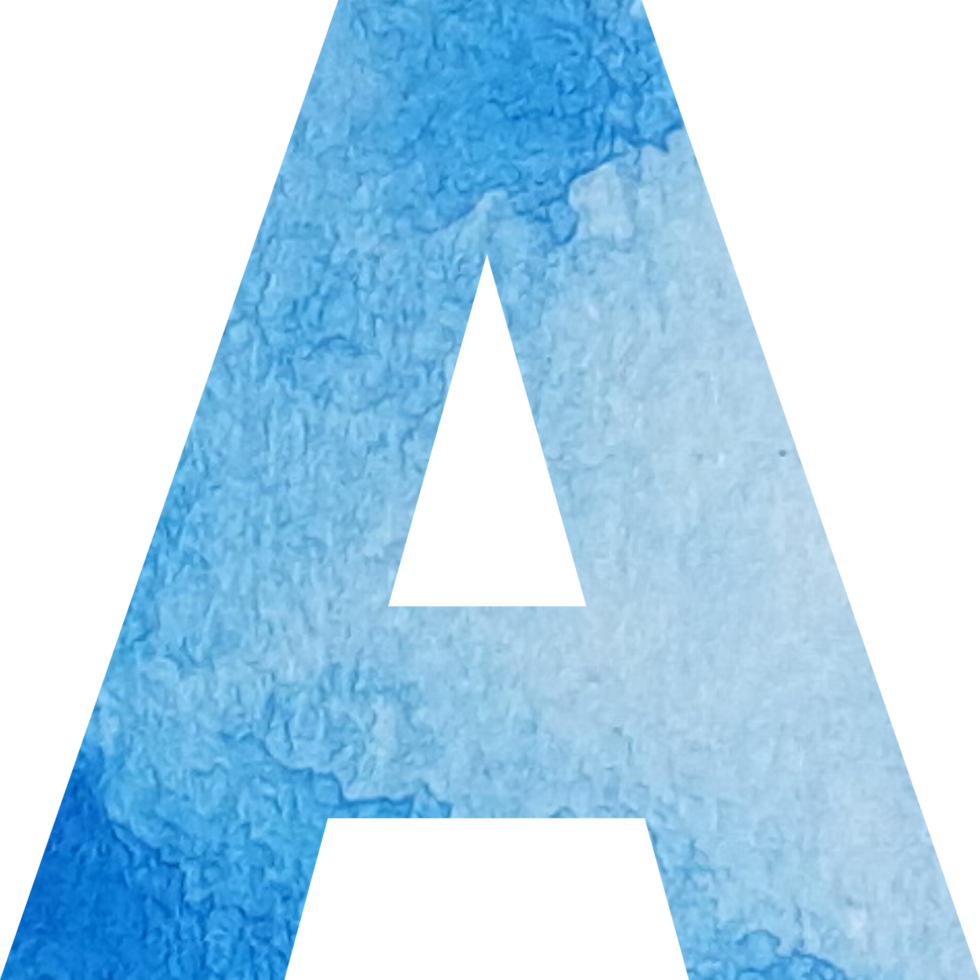 watercolor letter a png