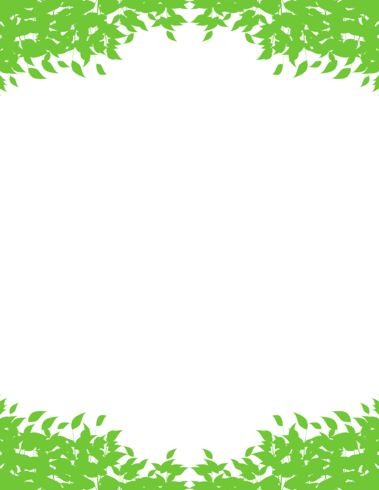 foliage page border png