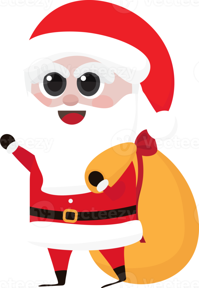 bonito engraçado papai noel png