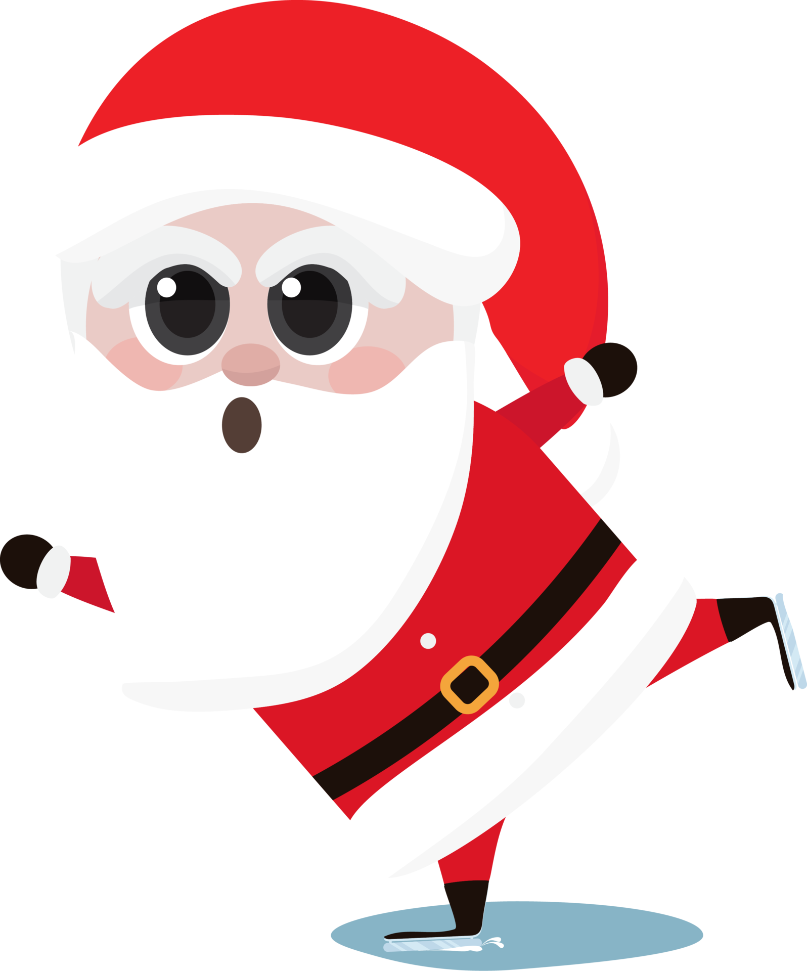 lindo divertido santa claus 12163111 PNG