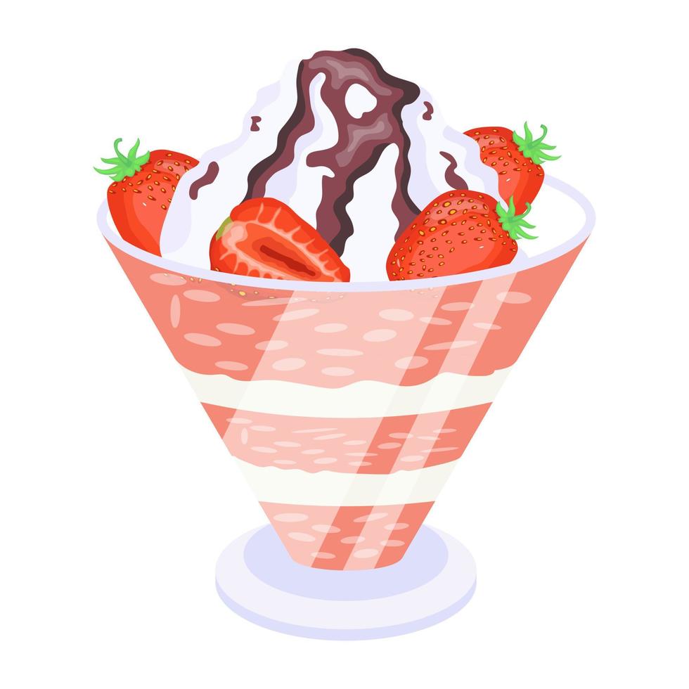 Check this colorful flat icon of ice cream vector