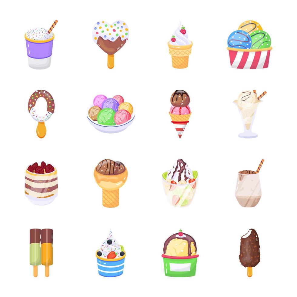Check this colorful flat icon of ice cream vector