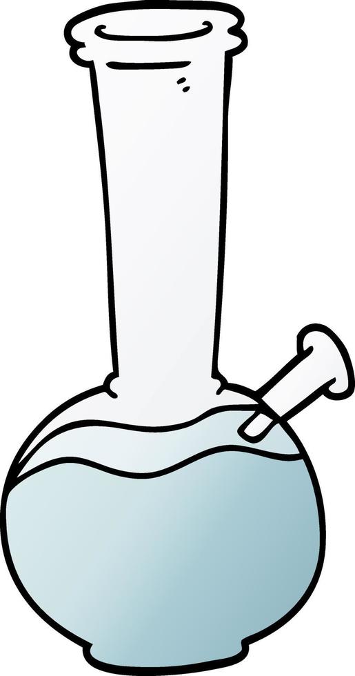 cartoon doodle bong vector