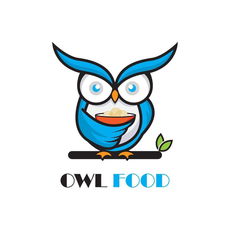 owl logo and symbol vector
