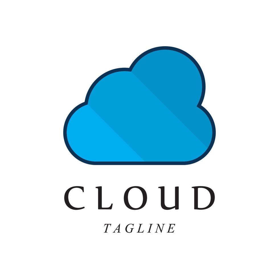 Cloud template vector illustration design