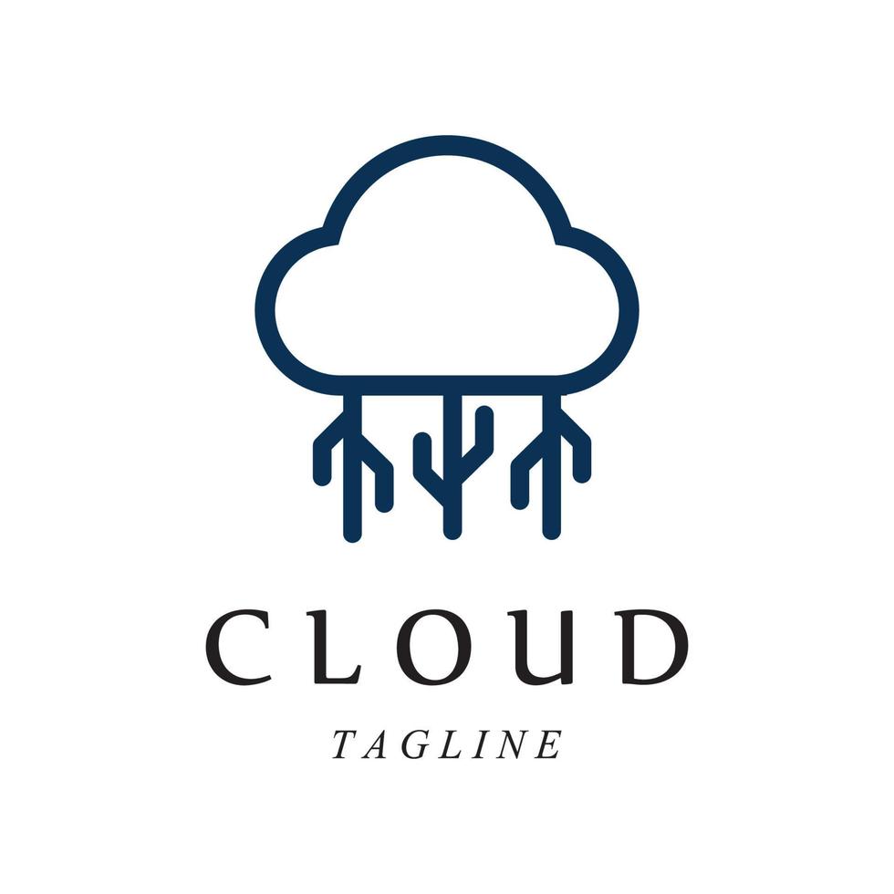 Cloud template vector illustration design