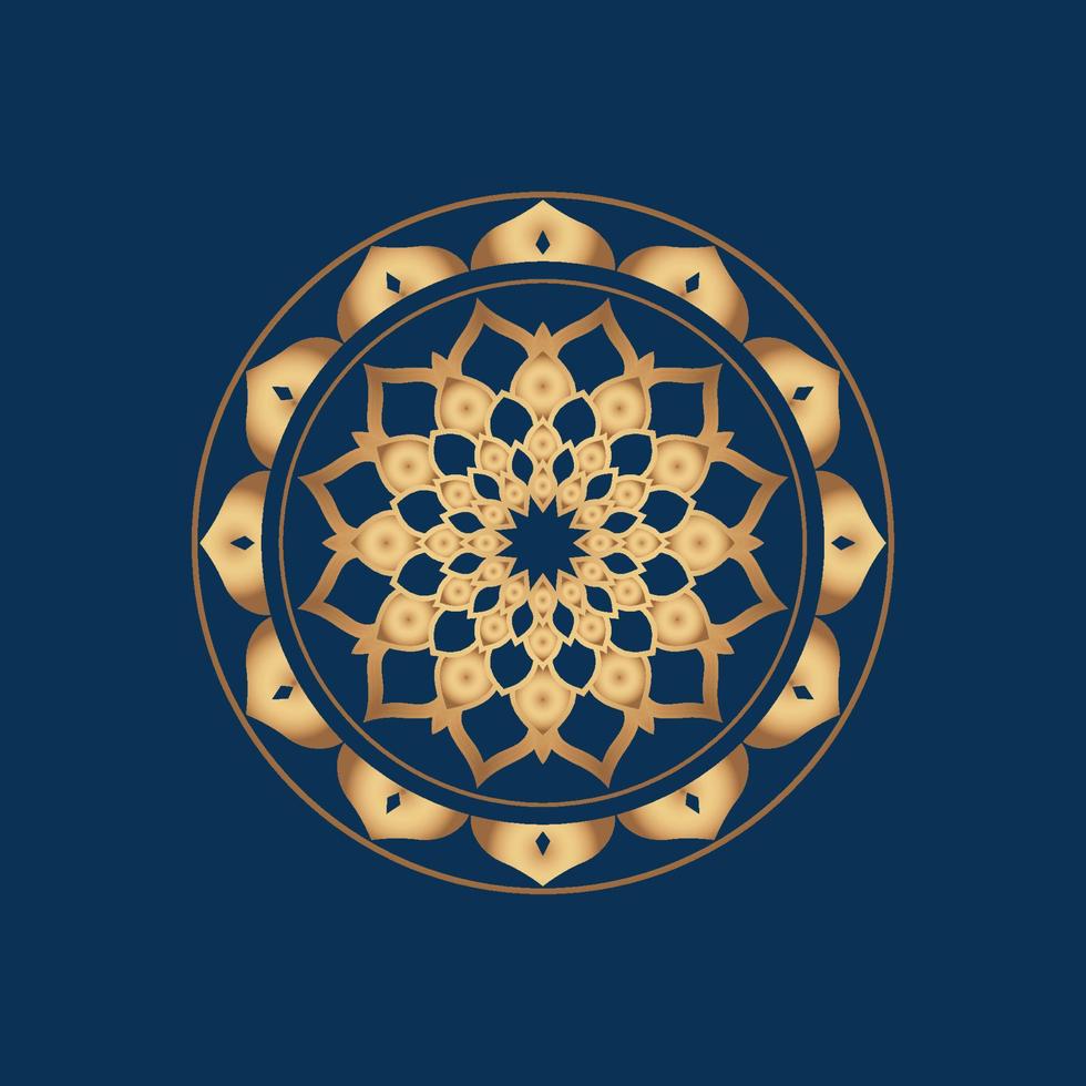 mandala icon and symbol logo vector