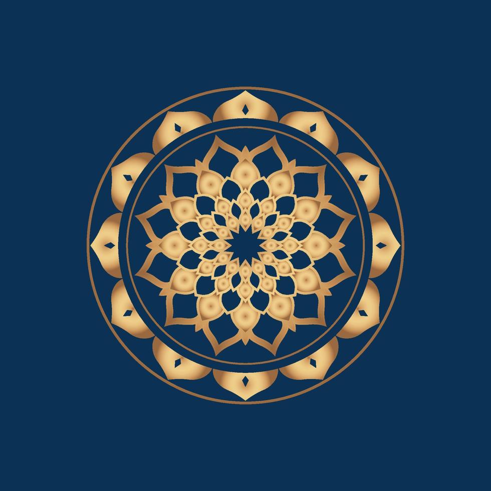 mandala icon and symbol logo vector