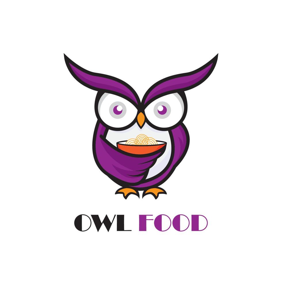 owl logo and symbol vector