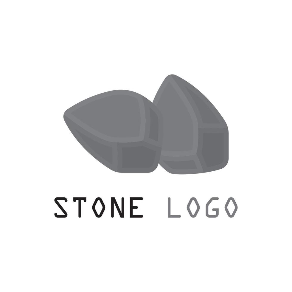 vector de logotipo y símbolo de piedra