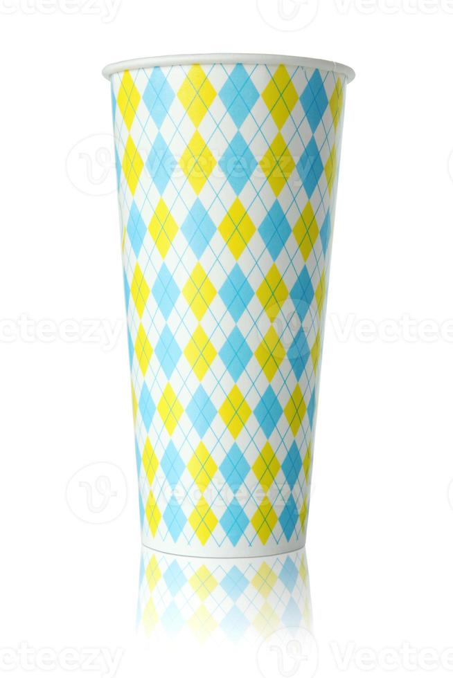 colorful paper cup isolated on white background 12164544 Stock Photo at