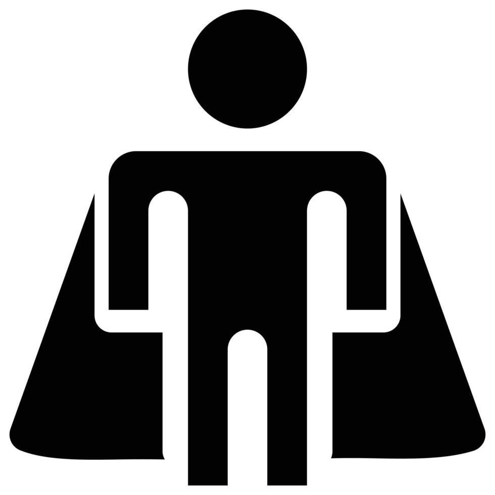 superhero icon, father's day Theme vector