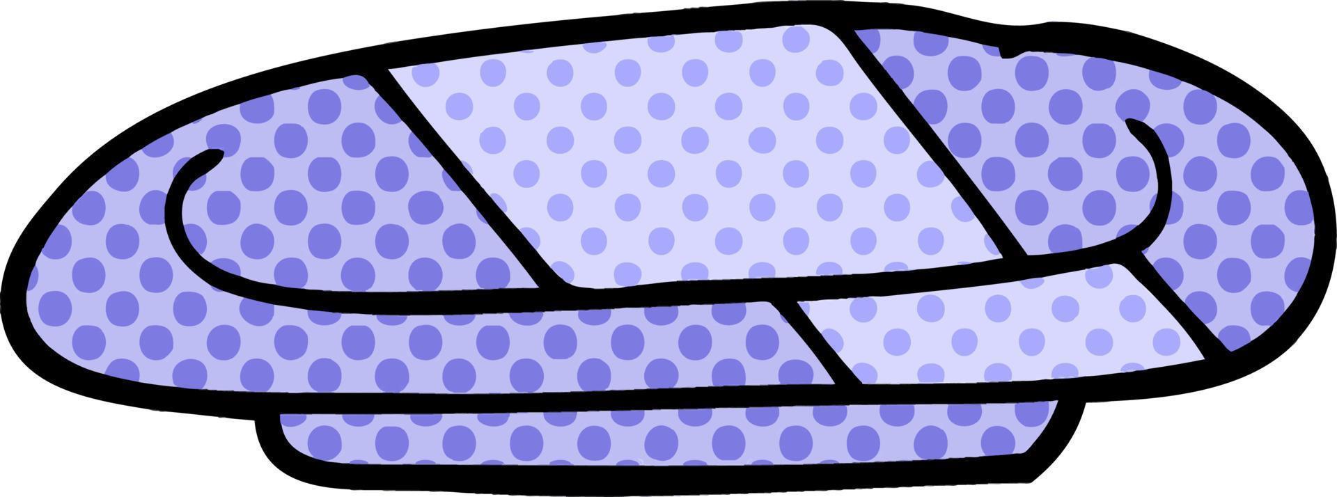 cartoon doodle plate vector