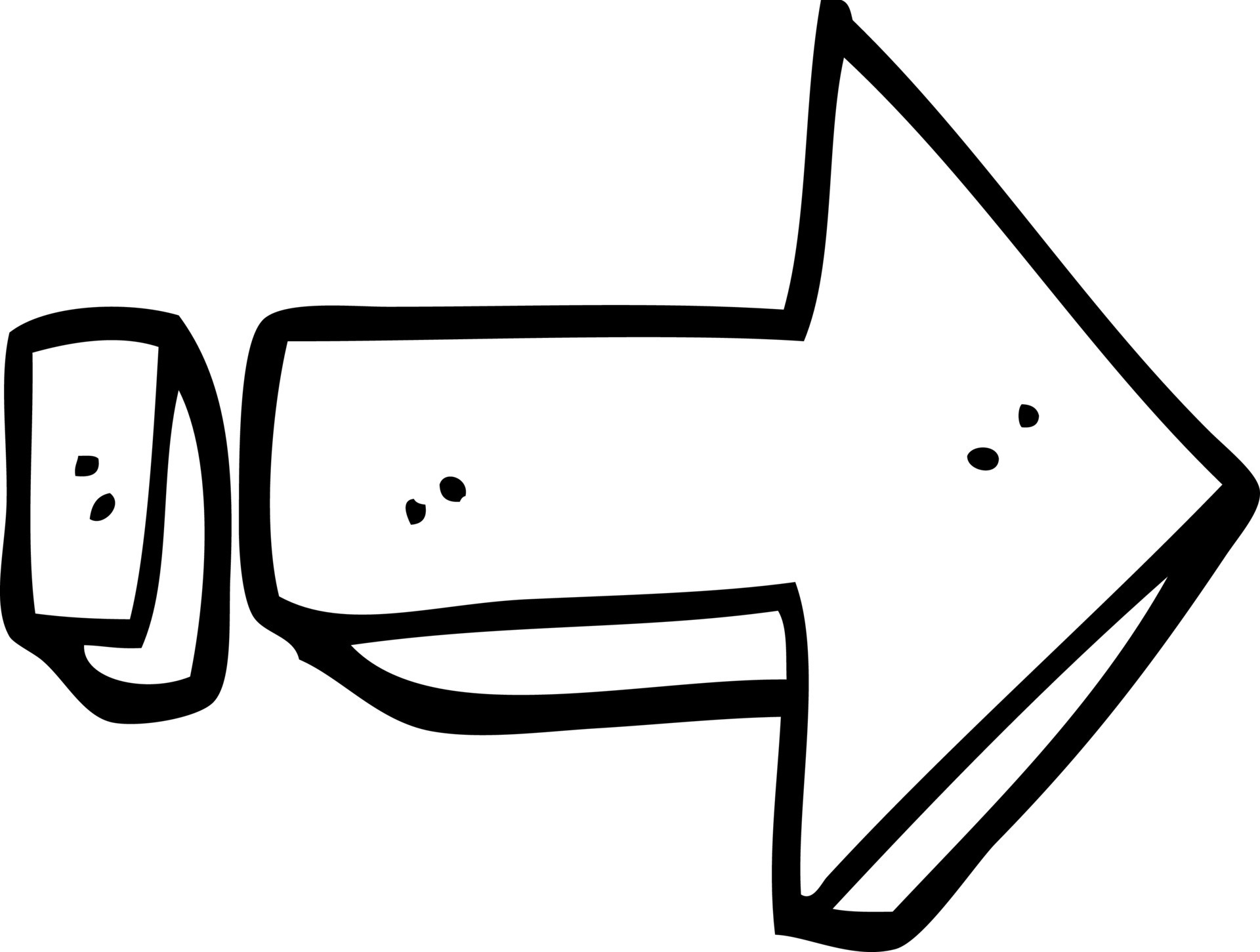 line drawing cartoon arrow pointing direction 12165540 Vector Art at