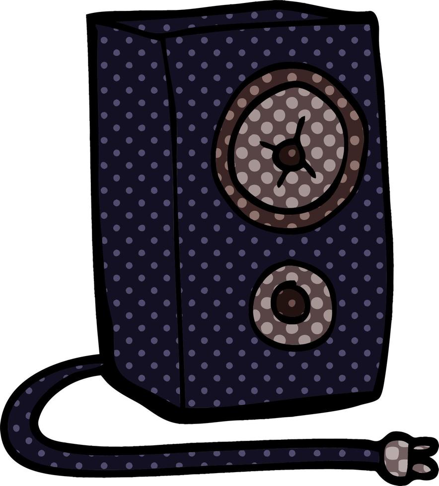 cartoon doodle of a speaker vector